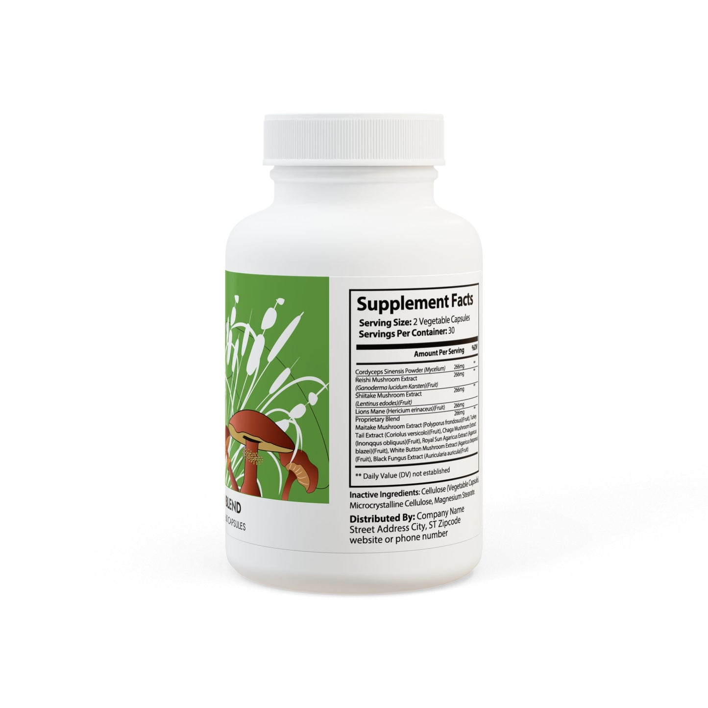 Mushroom Blend Supplement (60 Capsules)
