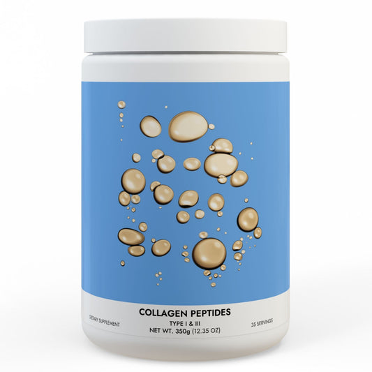 Collagen Peptides Type I & III Supplement (350g, 12.3oz)