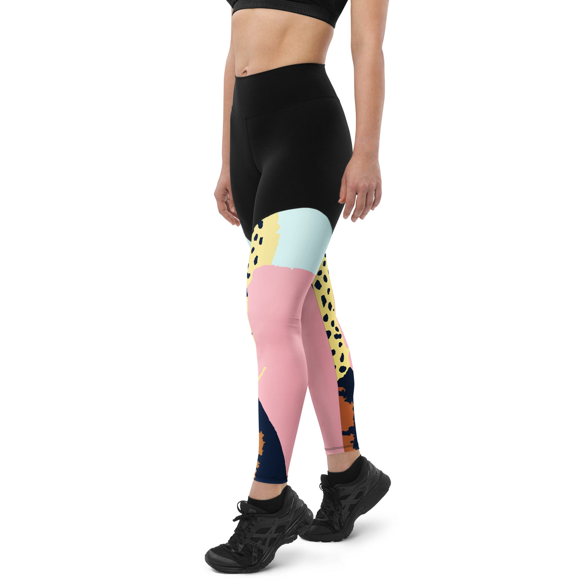 Abstract Sports Leggings