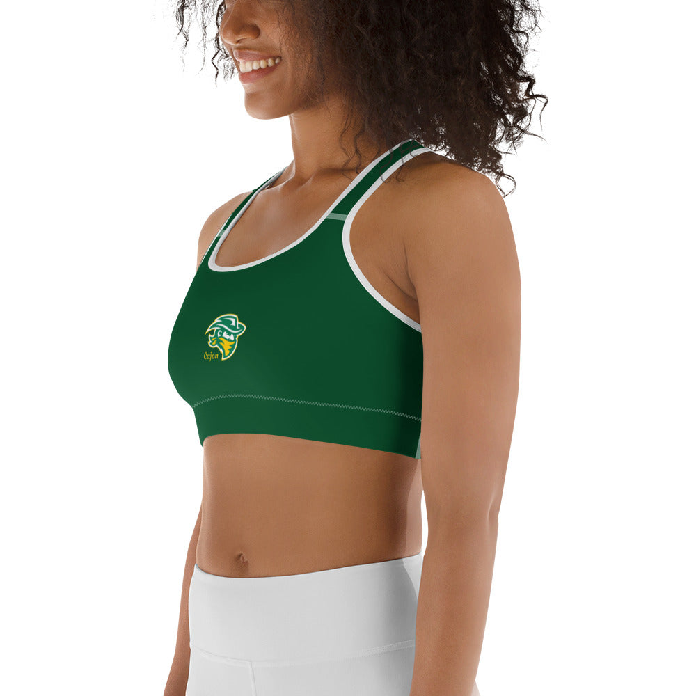 Cowboys Sports Bra Green