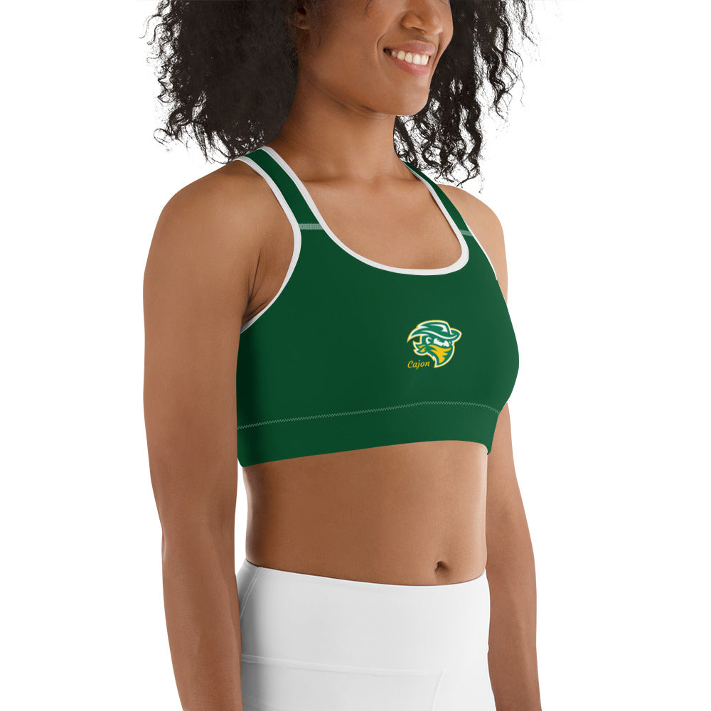 Cowboys Sports Bra Green