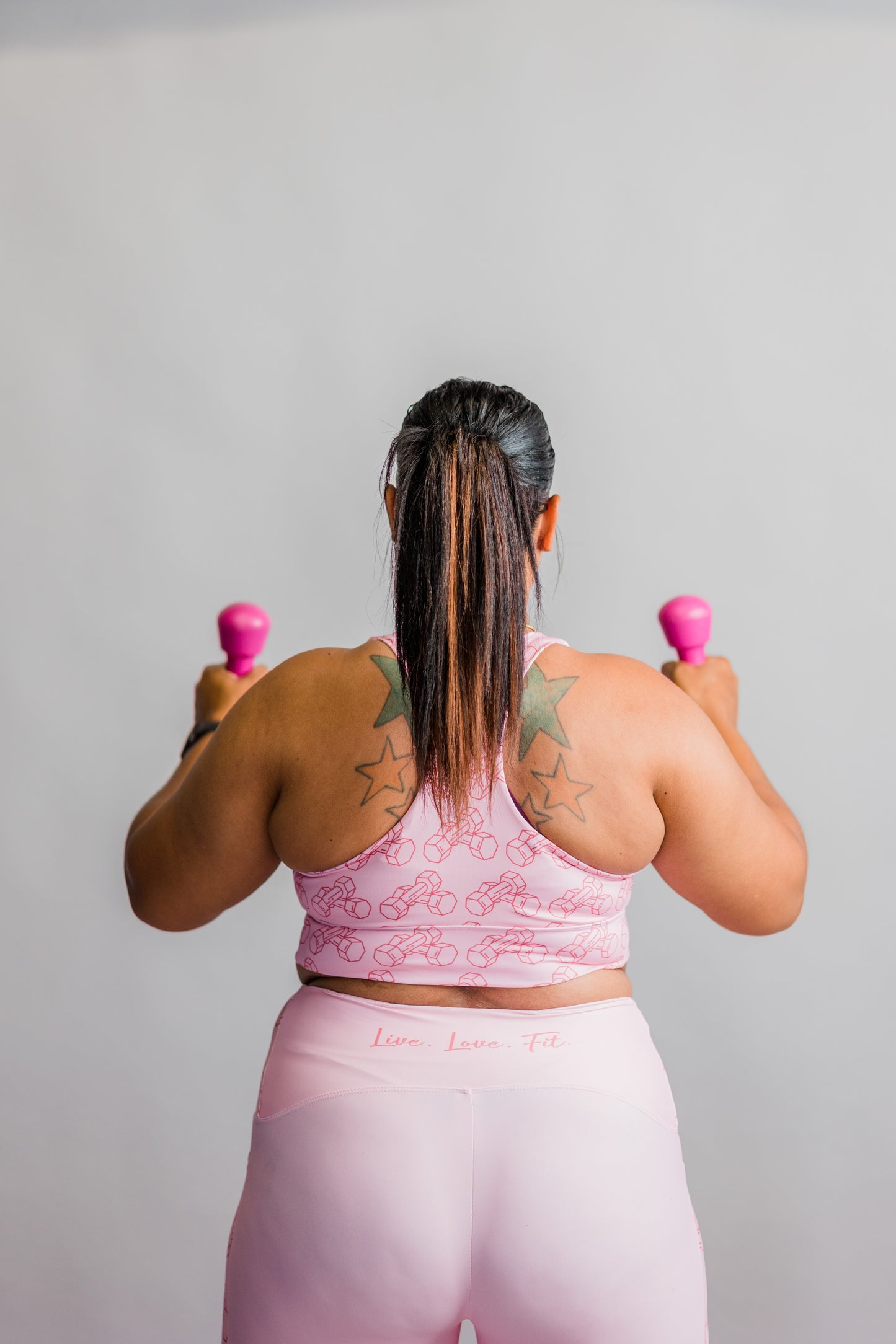 Fuchsia Pink Sports Bra