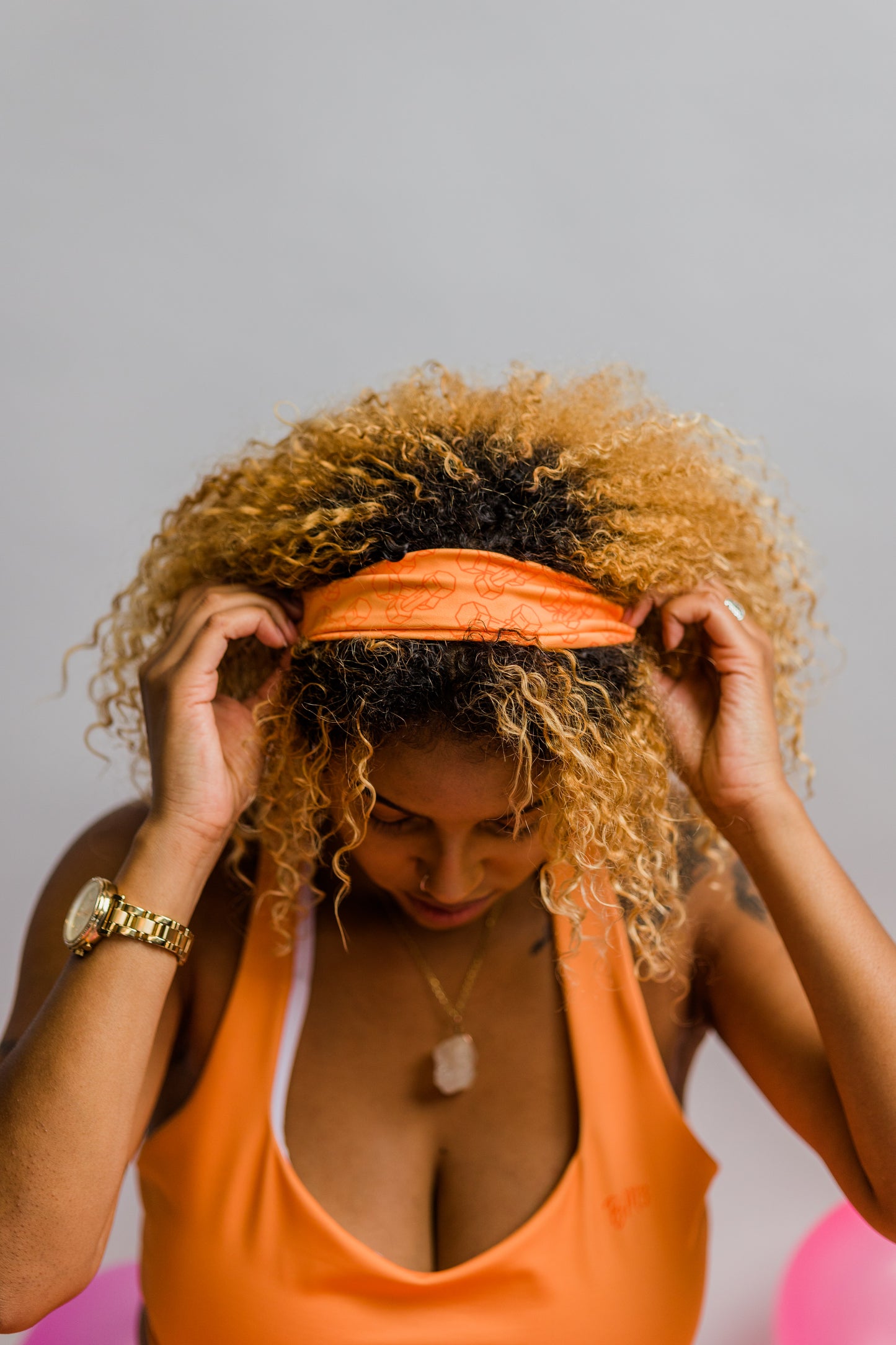 Tawny Orange Sports Bra